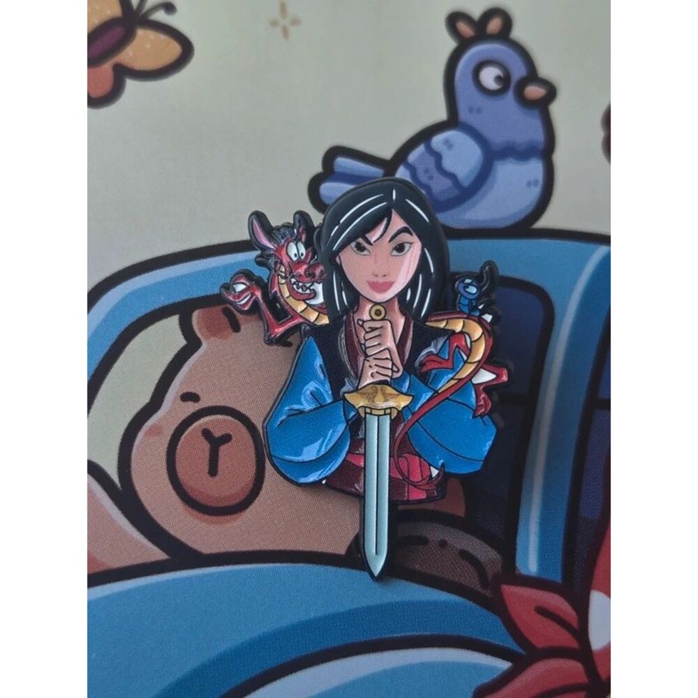 Mulan Disney animated collectors enamel pin